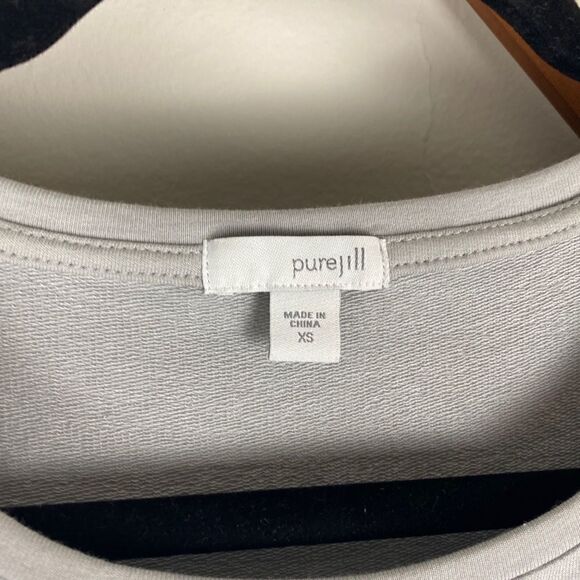 J. Jill Light Gray Women's Dress - Picture 3 of 7